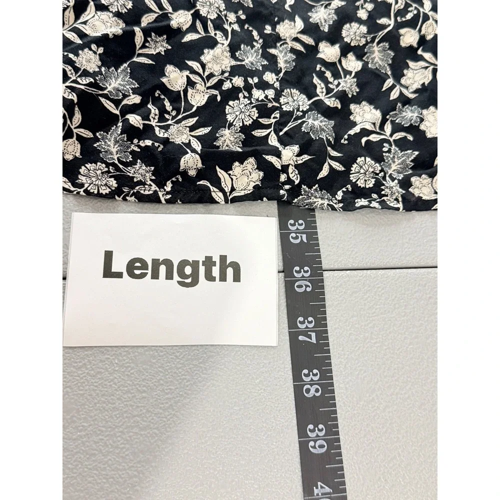 Old Navy Garden Floral Mini Dress Pockets womens sz L 90s Grunge Flirty feminine